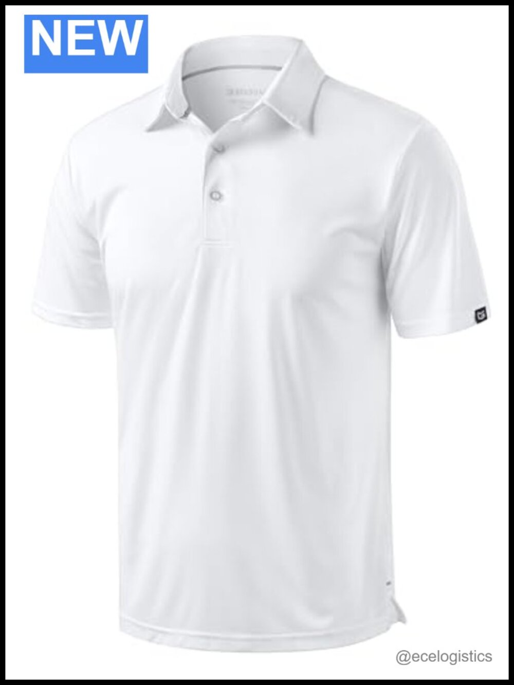 Men's Golf Polo Shirt Lightweight Short Sleeve UPF 50+ Stretch Performance